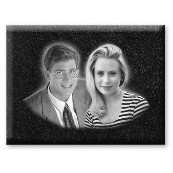 Имитация гравировки 140БГ, двойной портрет 140БГ