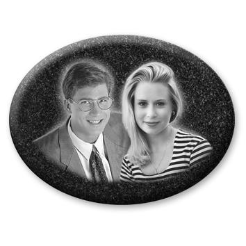 Имитация гравировки 143БГ, двойной портрет 143БГ