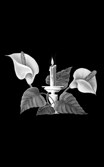 Цветы на памятник 018