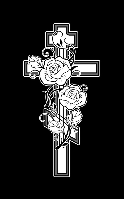 Крест на памятник 1853